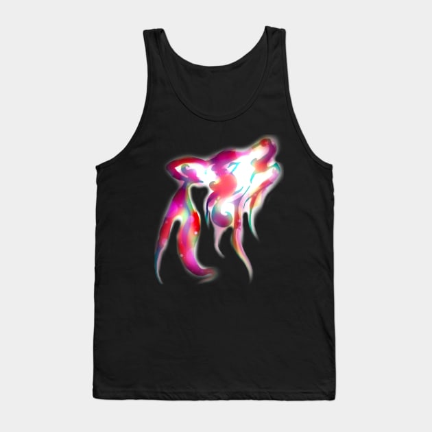 Celestial Wolf Tank Top by Not Meow Designs 